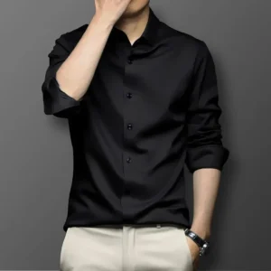 Micro Spandex Shirt - BLACK
