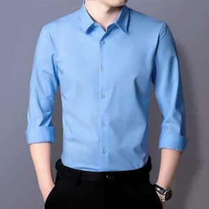 Micro Spandex Shirt - SKY BLUE