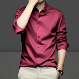 Micro Spandex Shirt - Maroon